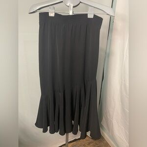 Three Flaggs vintage VTG Elegant Black Skirt‎ SIZE 10